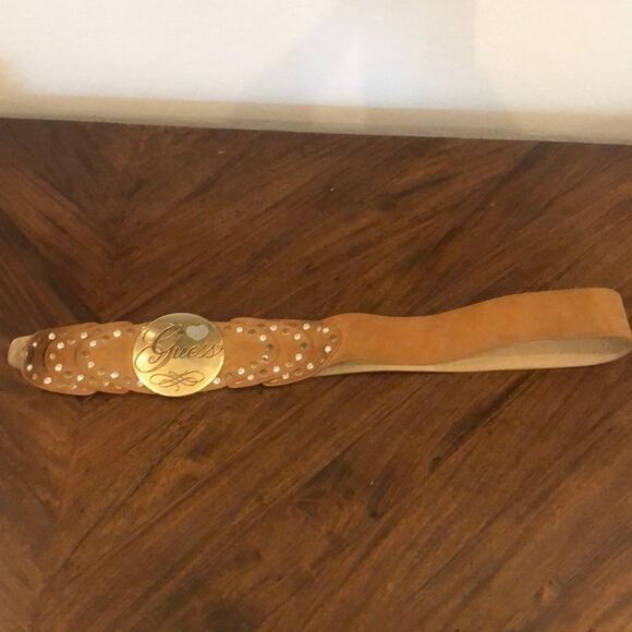 COPY - Guess genuine leather belt with rhinestone… - Picture 1 of 3